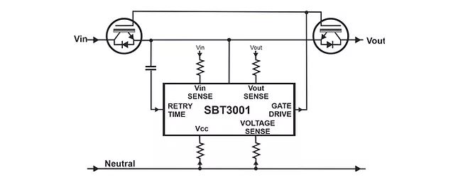 SBT3001 socket board with components.